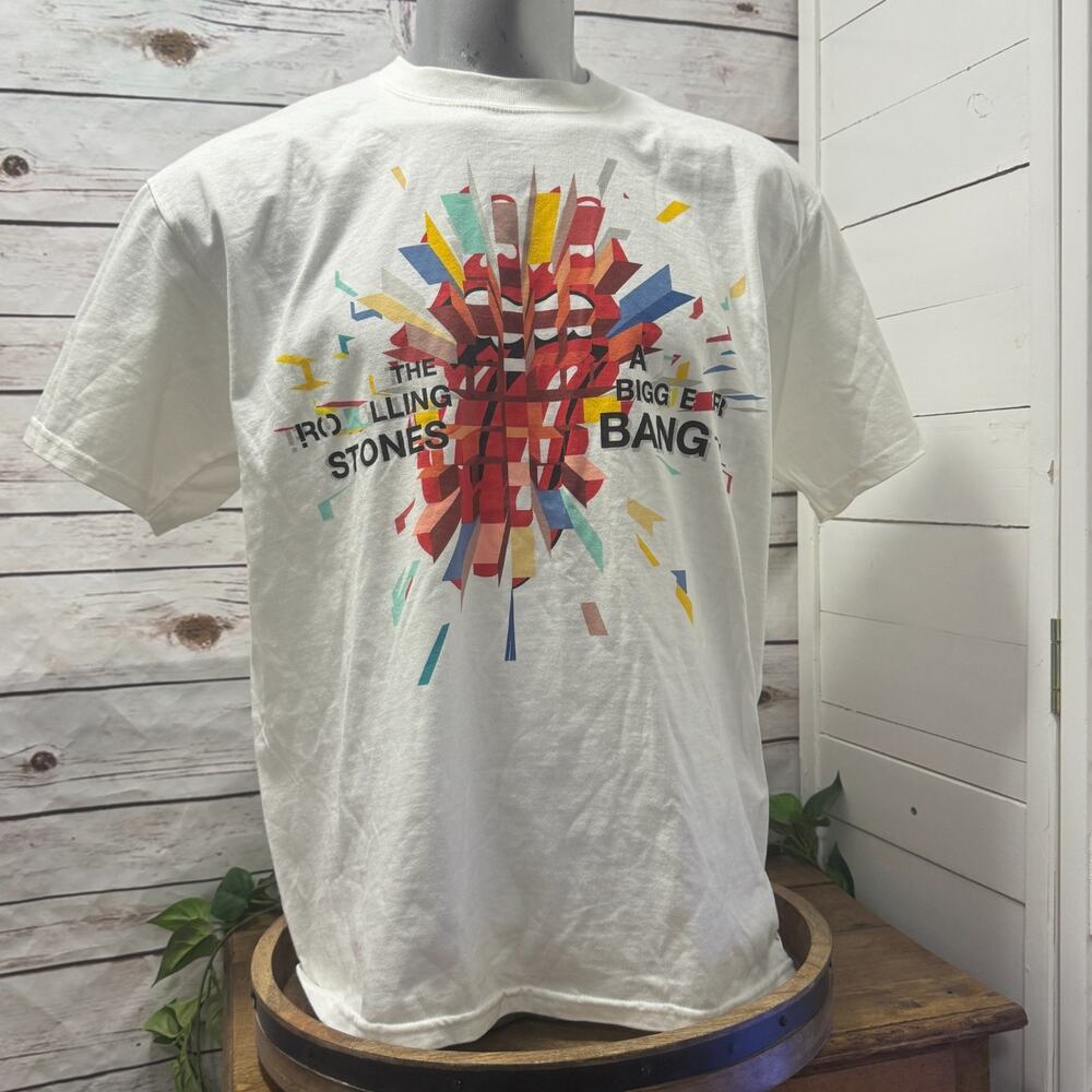 The Rolling Stones A Bigger Bang World Tour 2006 Concert Schedule TShirt Mens XL